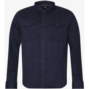 Vanguard - Overshirt - Blauw - Lange Mouwen - Katoenmix