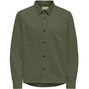 Onstimes - Overshirt - Regular Fit - Lange Mouwen - Knoopsluiting
