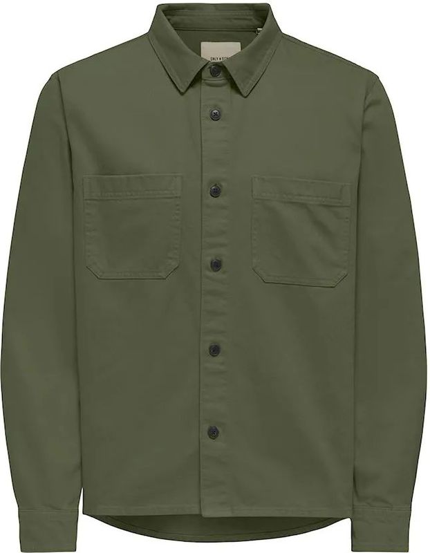 Onstimes - Overshirt - Geweven Stoffen - Lange Mouwen - Regular Fit