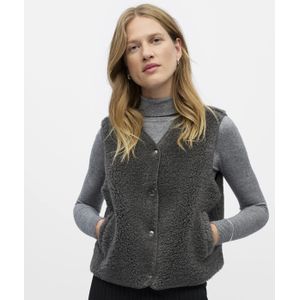 Object - Bodywarmer Ella Teddy - Antraciet - Dames