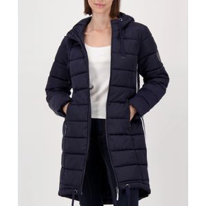 monari - Wintermantel - Donkerblauw - Gewatteerde Jas - Normale Pasvorm