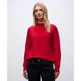 Street One, Dames, Sweatshirts & Hoodies, Rood, Maat: S Leer,