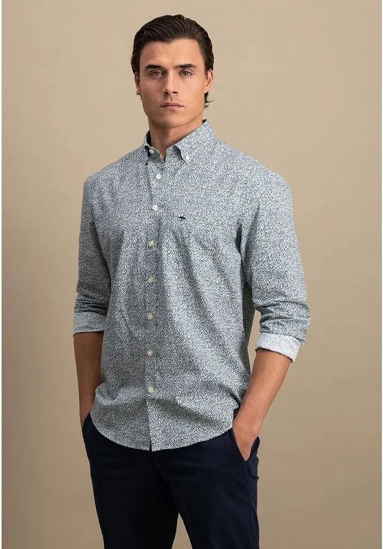 Fynch-Hatton Overhemd Allover Print