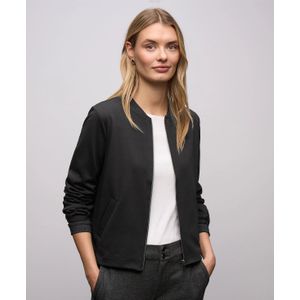 Street One Dames Blouson met glitterdetails in Zwart, in size: 34