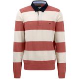 Fynch Hatton - 1312682 - Lange Mouw Poloshirt - Orient Red
