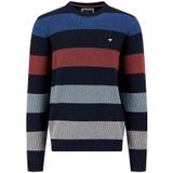 Fynch Hatton - Striped Structure - Trui - 100% Katoen