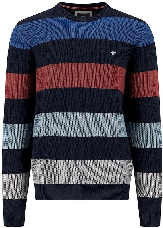 Fynch Hatton - Striped Structure - Trui - 100% Katoen