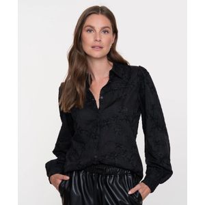 Geisha - Blouse Chenille - Zwart