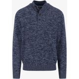 Fynch Hatton - Buttoned Troyer - Donkerblauw - Gebreide Trui