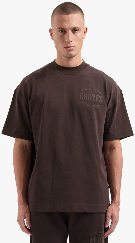 Croyez Stamp T-Shirt - Brown XXS