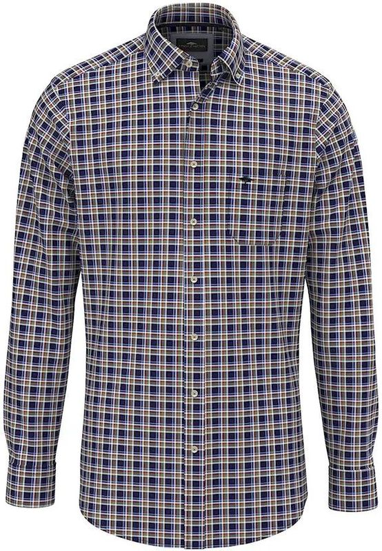 Fynch Hatton - 14088020 - Overhemd - Ruitjespatroon - Lange Mouwen