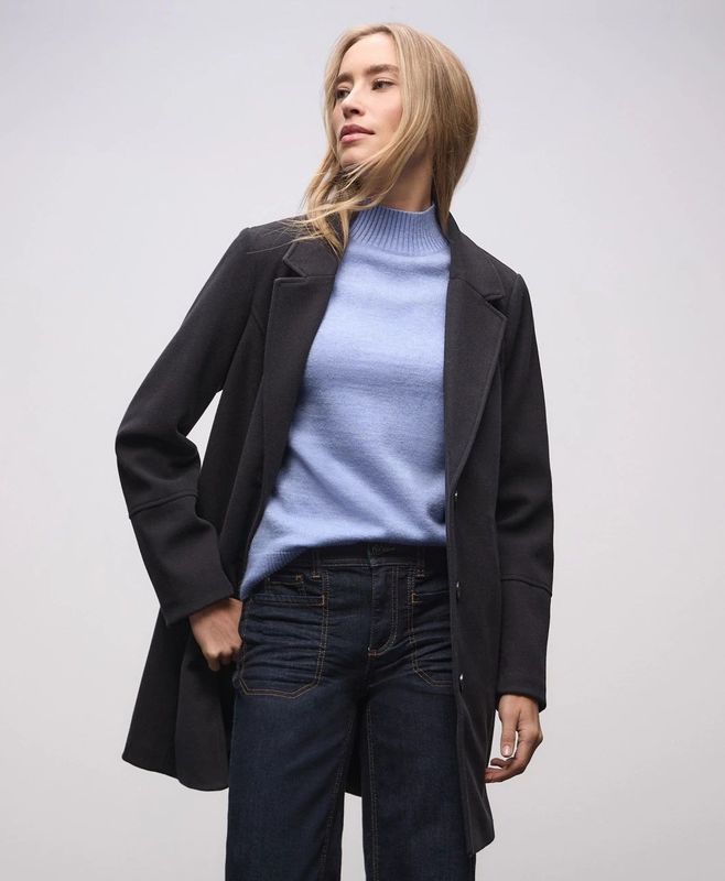 Street One Dames Zachte trui in Blauw, in size: 34