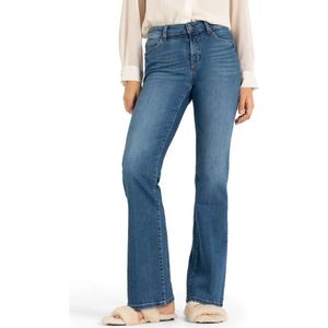 Flared jeans met stretch, model 'PARIS FLARED'