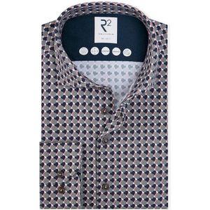 R2 Amsterdam - Overhemd - Groen - Retro - 40