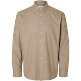 Selected - Leo Heather - Overhemd - Regular Fit - Lange Mouwen