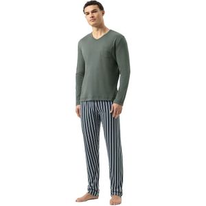 Mey - Pyjama lang - Navy - Rough Stripes - 2-delig