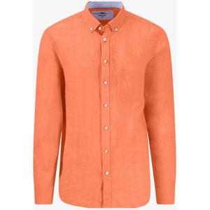 Fynch Hatton - Premium Linnen - Overhemd - Lichtblauw - Lange Mouwen