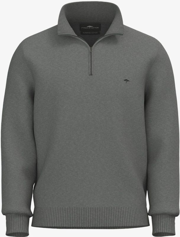 Fynch-Hatton - Ref.1412 203 - Schipperstrui - Blauw - 100% Supersoft Katoen