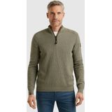 Vanguard - VKW2508302/6497 - Half Zip Trui - Groen - 100% Katoen