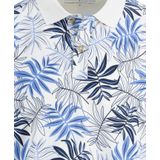 Fynch Hatton - Slub AOP - Korte Mouw Poloshirt