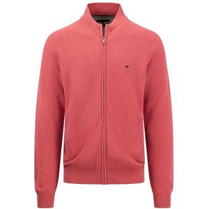 Fynch Hatton - 1413222 - Half Rits Trui - Orient Red
