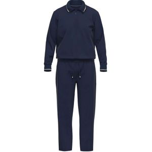 bugatti - Loungepak Bologna - Blauw - 2-delig - Lange Mouw - Lange Broek - Met Zijzakken