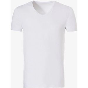 Ten Cate heren Bamboe T-shirt V-hals Wit