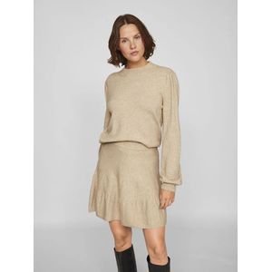 Vila - Ril Balloon - Trui - Met Hoge Hals - Gebreide Top - Lange Mouwen