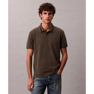 Calvin Klein - Poloshirt - Grijs - SS CSL PQ CLSSC TPPD