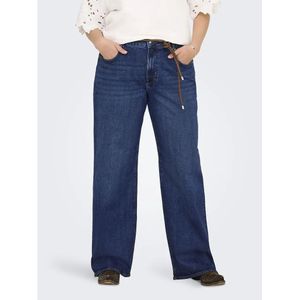 ONLY CARMAKOMA - Wide Fit Jeans - Blauw - Stretch