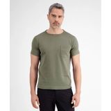 Lerros - Gebreid T-shirt - Nordic Olive - Met Borstzak