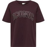 Carriri - T-shirts - O-hals - Bedrukt Detail - Strass Steentjes - Pailletten Detail