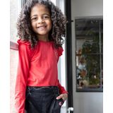 Jubel meisjes longsleeve - Rood
