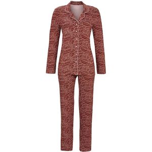 Ringella - Doorknooppyjama - Bruin - Organische Print