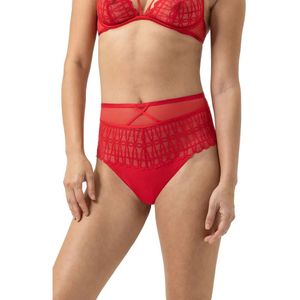 Mey - Captivating - String - Rood - Licht Transparant - High Waist
