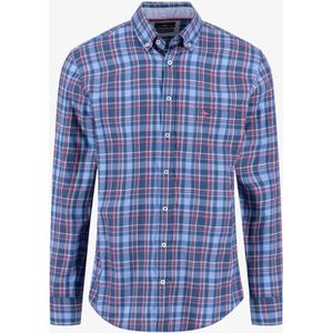 Fynch Hatton - 15086270 - Overhemd - Lange Mouwen - Katoen - Klassiek Ruitpatroon