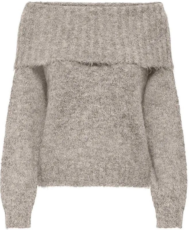 Onlshine - Gebreide Pullover - Off-shoulder - Lange Mouwen - Regular Fit
