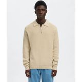 Regular fit gebreide pullover van biologisch katoen, model 'DANE'