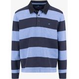 FYNCH-HATTON - Sweatvest - Crystal blue - Met Streepmotief