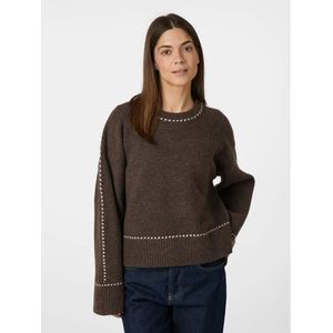 Relaxed fit blouse met wol, model 'Roeme'