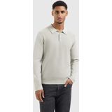 Pure Path - Regular Fit Structure Polo Knitwear - Gebreide Polo - XL