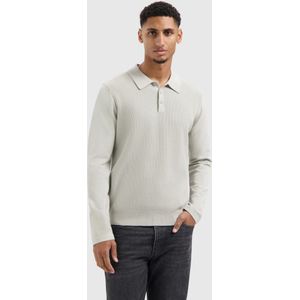 Pure Path - Regular Fit Structure Polo Knitwear - Gebreide Polo - XL