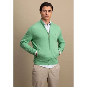 Fynch Hatton - Air Cotton - Ritscardigan - Ademend - Volledige Rits