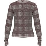 OBJECT - OBJMontana - Longsleeve - Wijnrood - Slanke Pasvorm