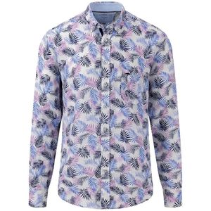 Fynch Hatton - Overhemd - Bloemenprint - Lange Mouwen - 100% Linnen