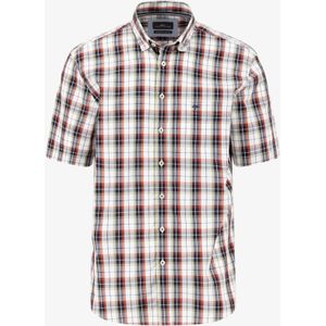 Fynch Hatton - 14078011 - Overhemd - Geruit - Korte Mouwen