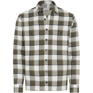 Brax - Style KAY - Overshirt - Groen - Flanel van Puur Katoen