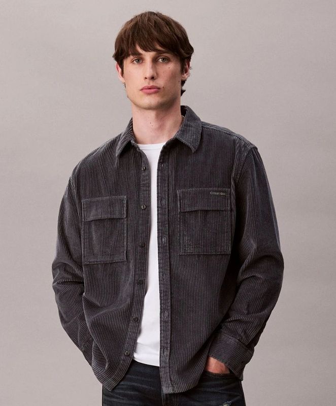 Calvin Klein Jeans - Model 'Roy' - Vrijetijdsoverhemd - Ribcordlook