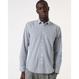 GARCIA - Overhemd - Wit - Regular Fit - 100% Katoen