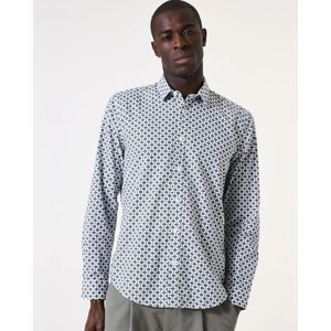 GARCIA - Overhemd - Wit - Regular Fit - 100% Katoen